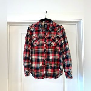 Micros Button Down Flannel Shirt